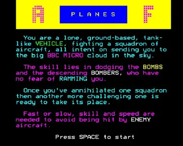 Planes (1982)(A&F)[PLANES] screen shot title